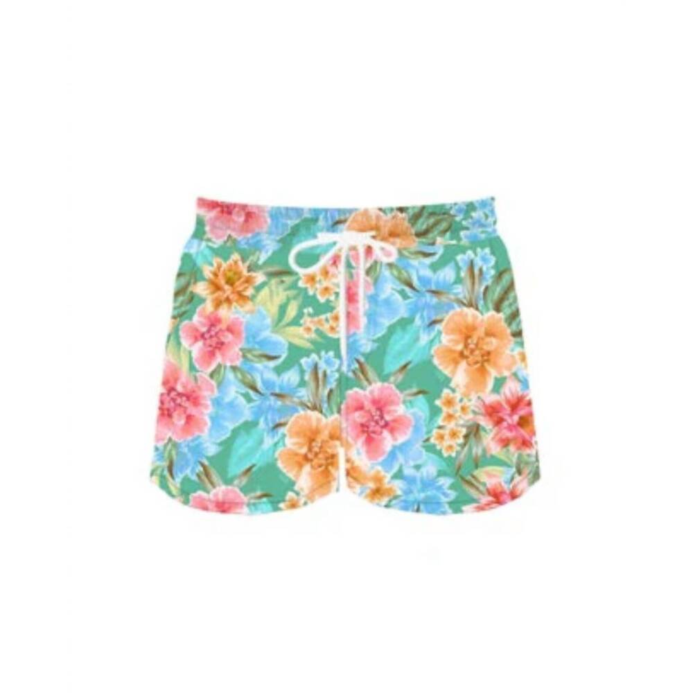 NEW AMELIA NY men's swim trunk in mint floral
